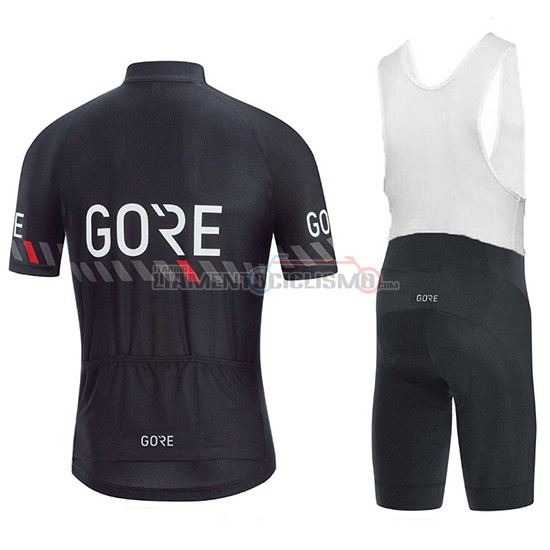 Abbigliamento Ciclismo Gore C3 Manica Corta 2018 Nero